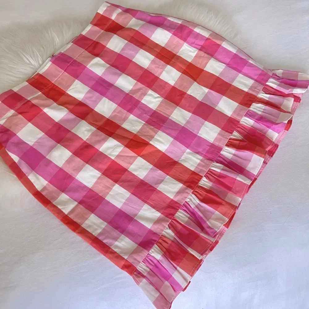 J.Crew ruffle mini skirt